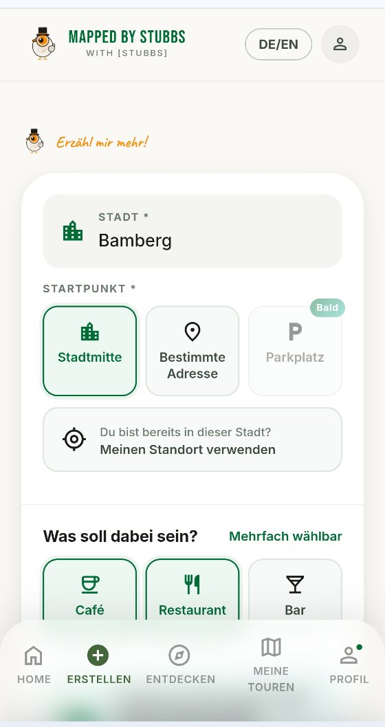 Tour erstellen