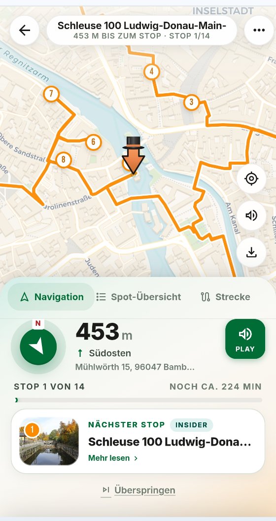 Navigationskarte
