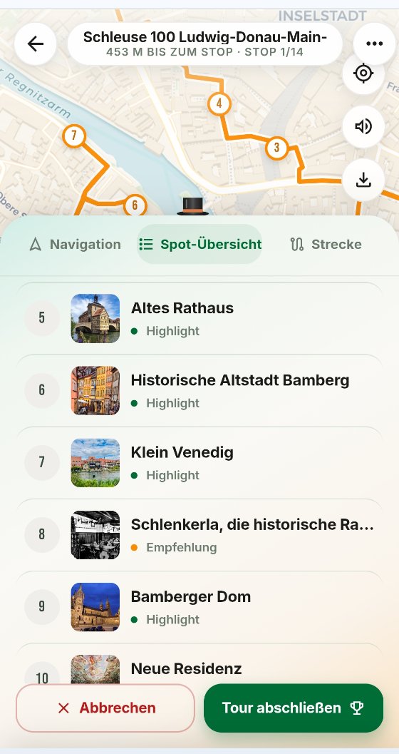 Spots unterwegs